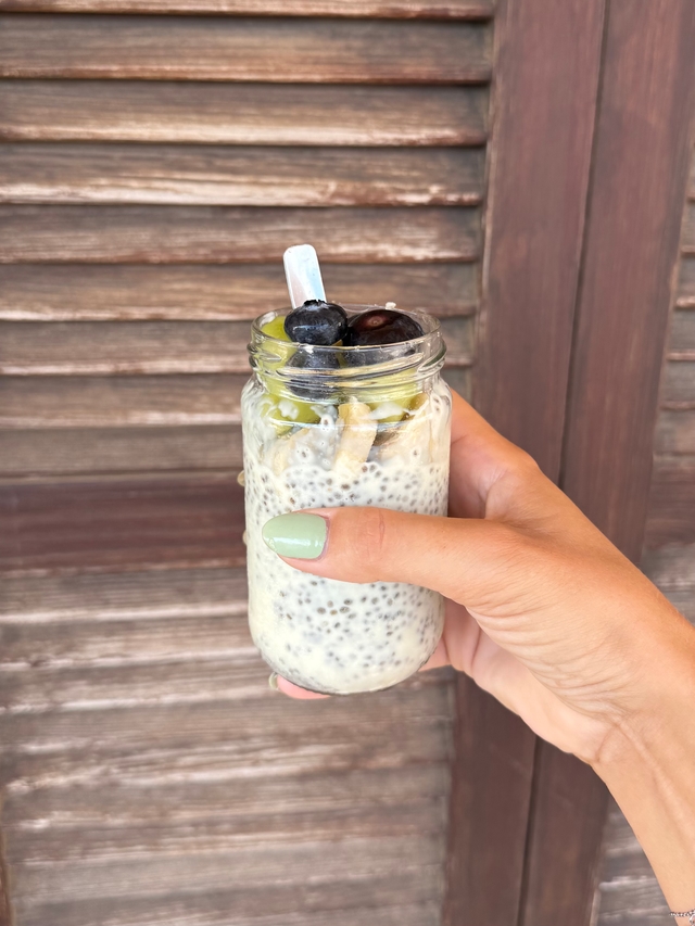 Proteinrik chiapudding